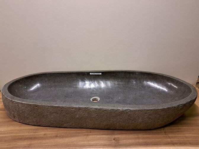 Wasbak natuursteen - 117x48x15cm - FL22848