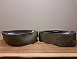 2 waskommen uit 1 steen - 59x41x15cm - FL22866