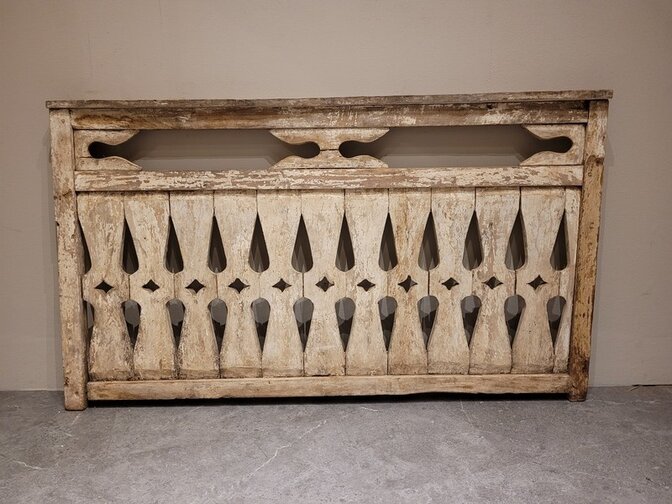 Oud houten frame Wit - 135x80cm - woondecoratie
