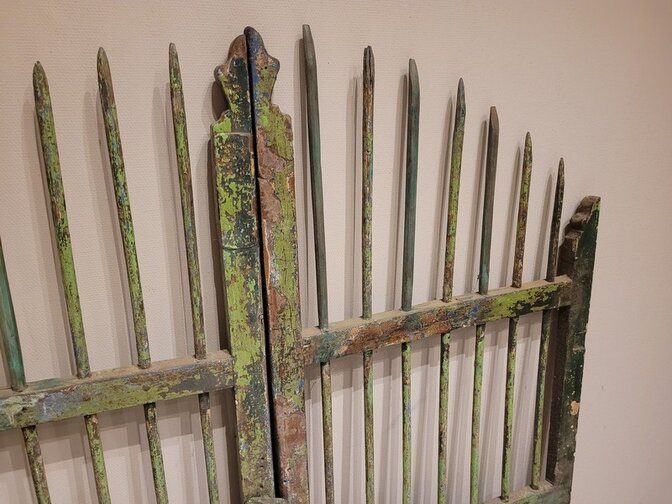 Houten hekwerk - 125x140cm - decoratie