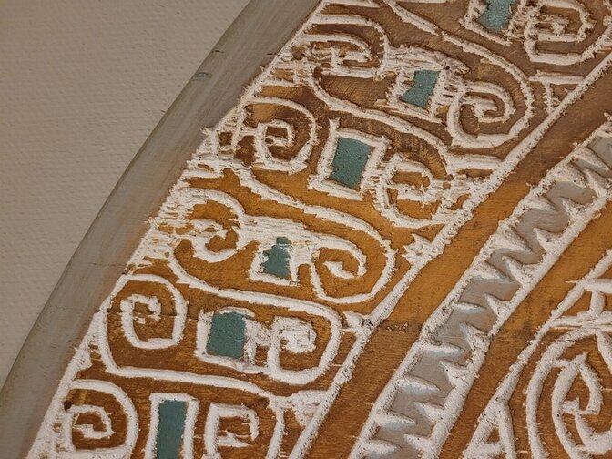 Decoratie wandpaneel rond 150cm