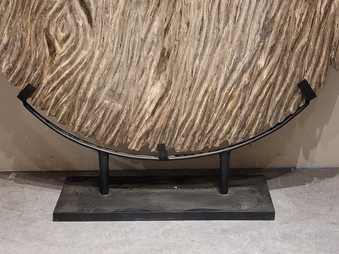 Rond decoratie paneel op standaard - 120x140cm