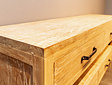 Teak badmeubelset 140cm incl kast, spiegels & waskommen White Wash
