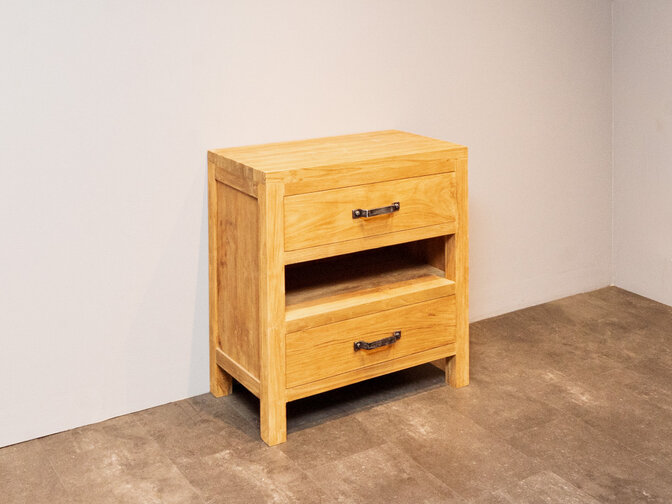 Compleet wastafelmeubel set 80cm  - Naturel