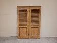 Louvre deuren met houtsnijwerk - 70x95cm