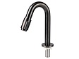 Differnz koudwaterkraan gebogen - Gun Metal