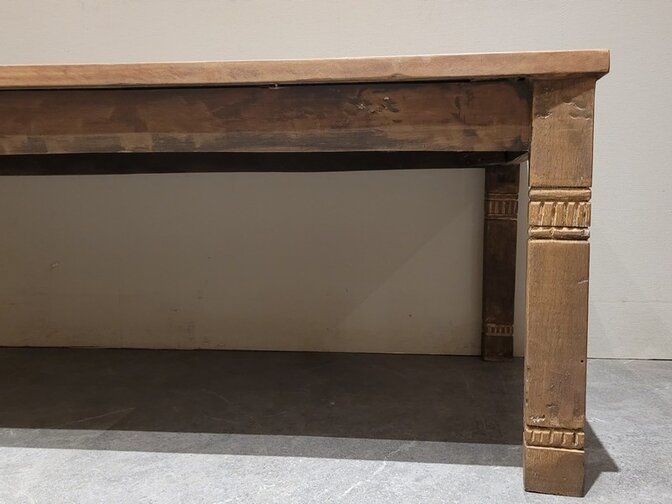 Salontafel met houtsnijwerk - 70x170x53cm