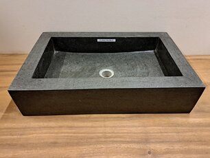 Wasbak natuursteen  60x38x13cm - FL22922