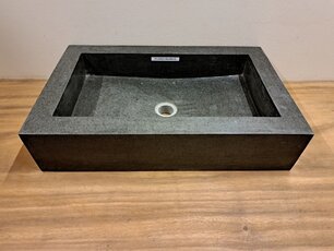 Wasbak natuursteen  60x38x13cm - FL22923