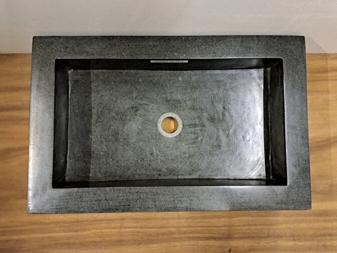 Wasbak natuursteen  60x38x13cm - FL22923