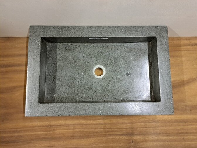 Wasbak natuursteen  60x38x13cm - FL22924