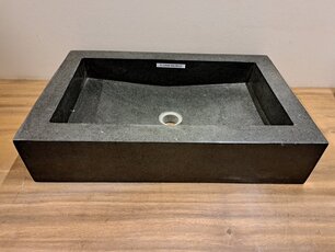 Wasbak natuursteen  60x38x13cm - FL22926