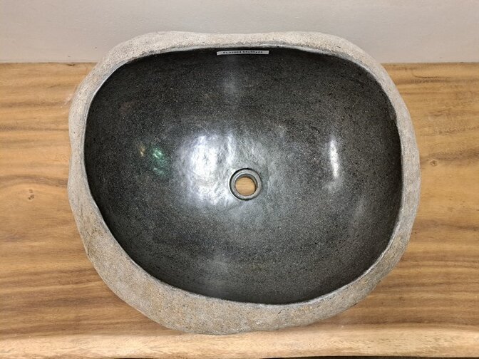 Wasbak natuursteen - 65x50x23cm - FL22964