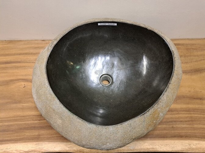 Wasbak natuursteen - 70x60x25cm - FL22967