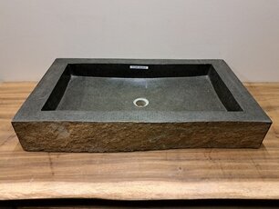 Wasbak natuursteen - 80x45x13cm - FL22981
