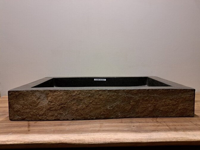 Wasbak natuursteen - 80x45x13cm - FL22981