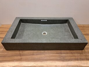 Wasbak natuursteen - 80x45x13cm - FL22982