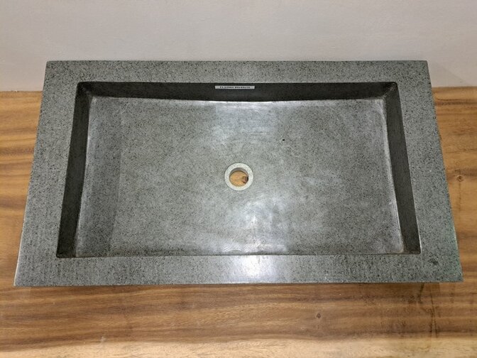 Wasbak natuursteen - 80x45x13cm - FL22982