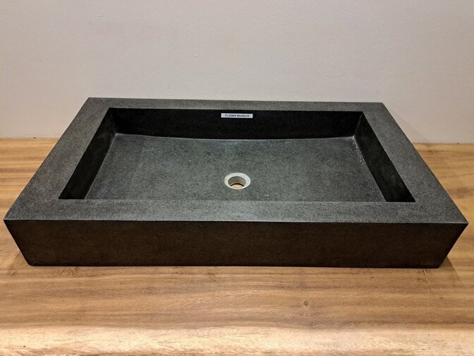 Wasbak natuursteen - 80x45x13cm - FL22984