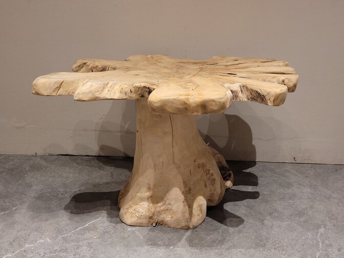 Salontafel van wortelhout 85x75x50cm - SR2461-24