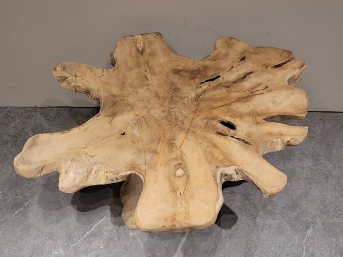 Salontafel van wortelhout 85x75x50cm - SR2461-24