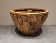 Bak van wortelhout blokken - 80x45cm