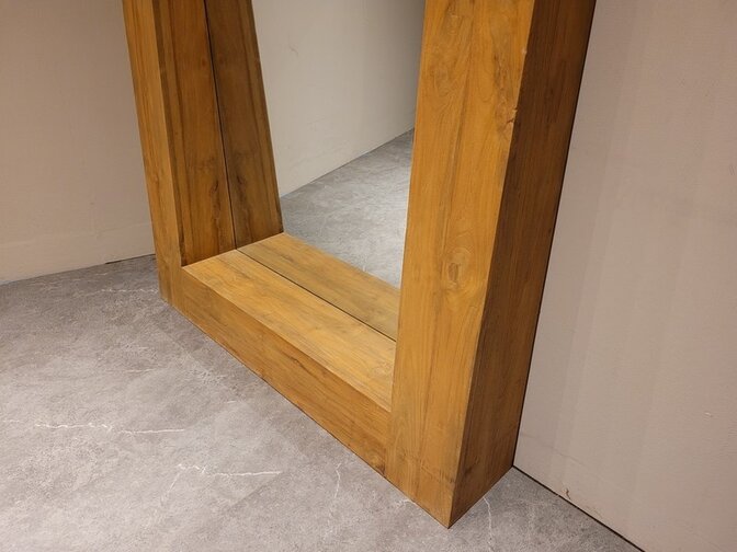 Staande Spiegel 140x200cm Naturel - Teak