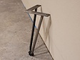 Salontafelpoot dubbele pin 26cm - rustiek - per stuk
