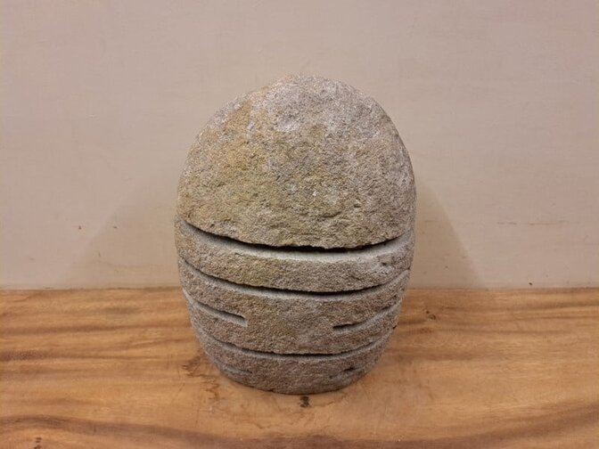 Natuurstenen lamp - 30cm hoog