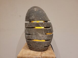 Natuurstenen lamp - 40cm hoog