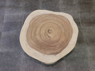 Boomstam tafelblad rond 85/90x7cm AG05-924