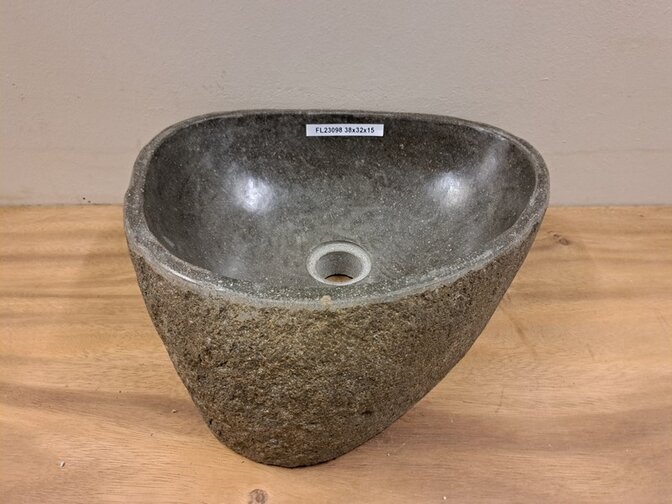 Waskom Natuursteen - 38x32x15cm - FL23098