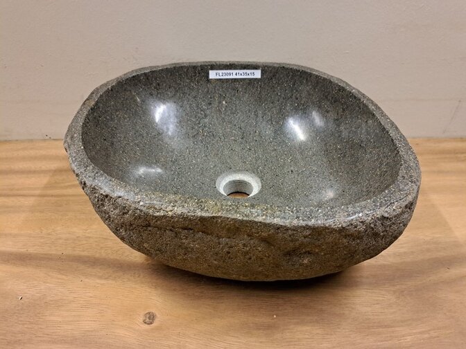 Waskom Natuursteen -41x35x15cm - FL23091