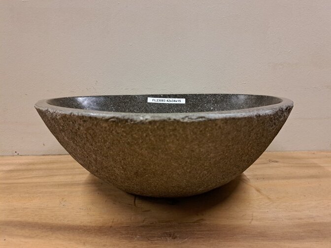 Waskom Natuursteen -42x34x15cm - FL23083