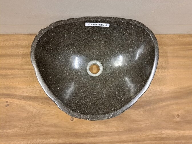 Waskom Natuursteen -42x34x15cm - FL23083