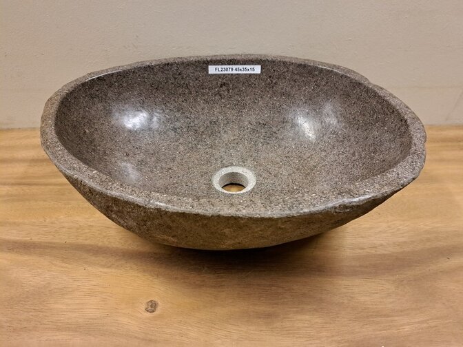 Waskom Natuursteen -45x35x15cm - FL23079