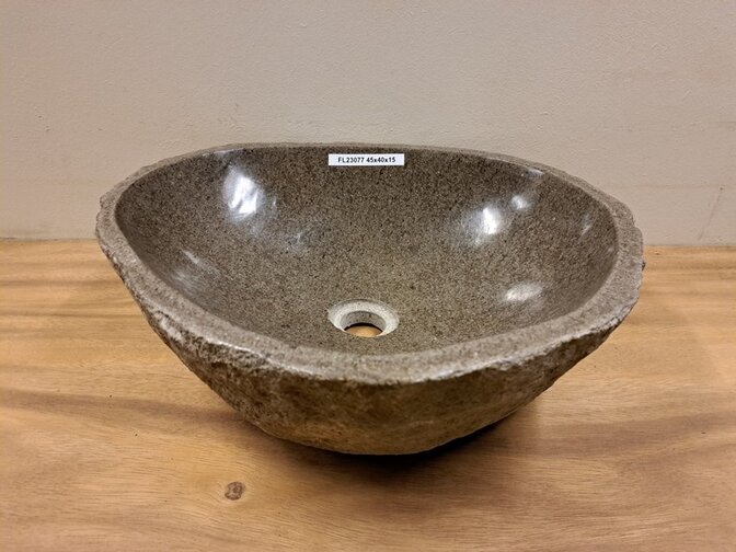 Waskom Natuursteen -45x40x15cm - FL23077