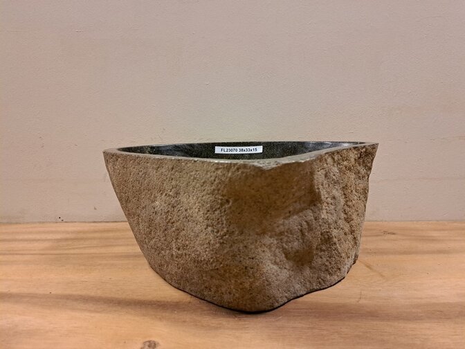 Waskom Natuursteen -38x33x15cm - FL23070