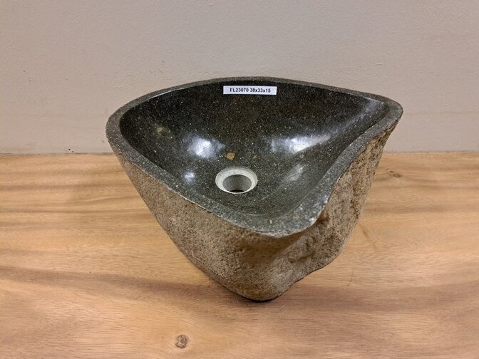 Waskom Natuursteen -38x33x15cm - FL23070