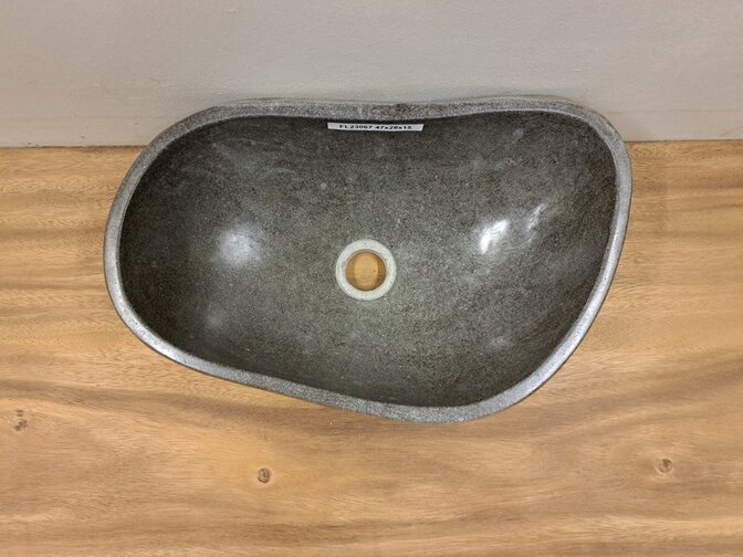 Waskom Natuursteen -47x28x15cm - FL23067