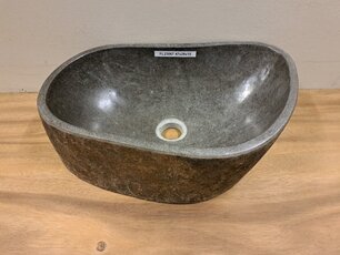 Waskom Natuursteen -47x28x15cm - FL23067
