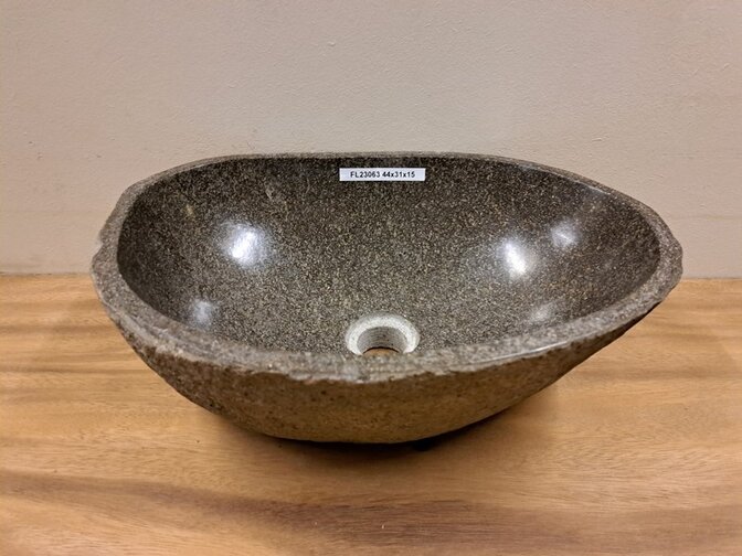 Waskom Natuursteen -44x31x15cm - FL23063