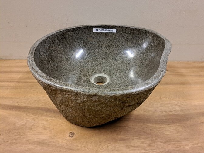 Waskom Natuursteen - 40x36x15cm - FL23059