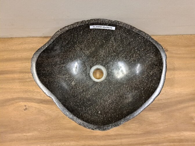 Waskom Natuursteen - 42x35x15cm - FL23058
