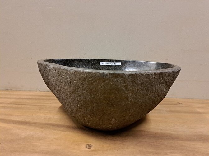 Waskom Natuursteen - 42x35x15cm - FL23058