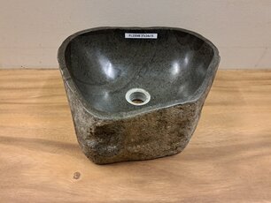 Waskom Natuursteen - 37x34x15cm - FL23048