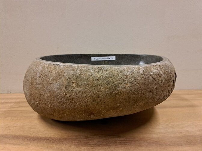 Waskom Natuursteen - 40x31x15cm - FL23046