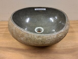 Waskom Natuursteen - 40x31x15cm - FL23046