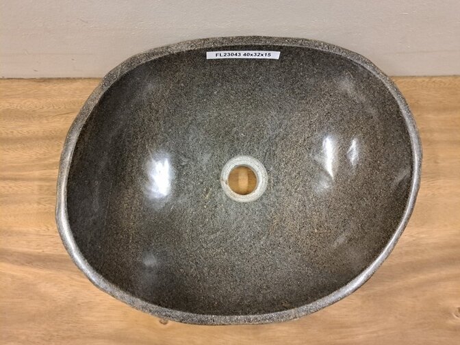 Waskom Natuursteen - 40x32x15cm - FL23043