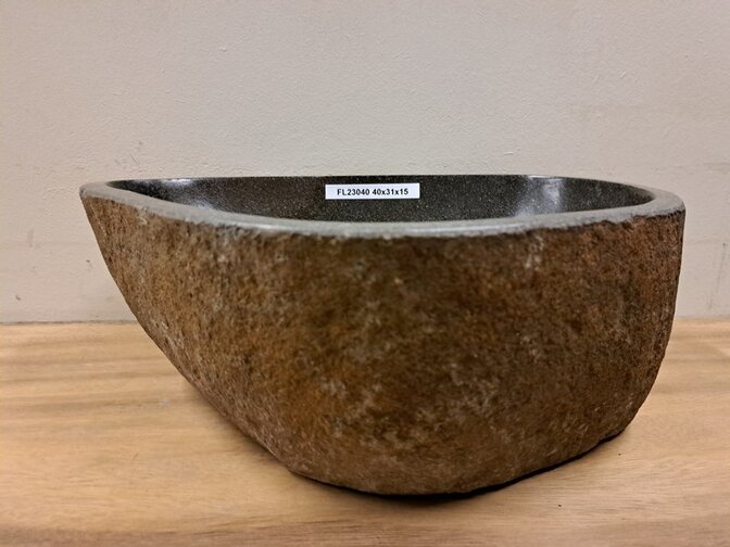 Waskom Natuursteen - 40x31x15cm - FL23040